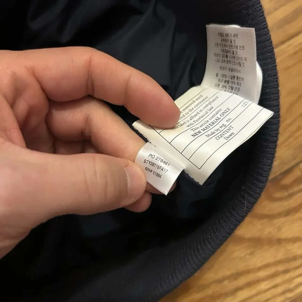 Patagonia Prow Bomber Down Puffer Quilted Full Zip Vest XS - Picture 5 of 7